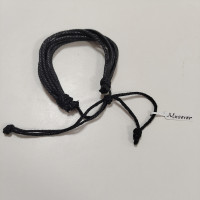 Musever Braided Leather Bracelet for Men Women Cuff Wrap Bracelet Adjustable Black and Brown Musever Braided Leather Bracelet for Men Women Cuff Wrap Bracelet Adjustable Black and Brown