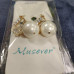 Musever Shell Pearl Drop Earrings Pearl Earrings for Women Musever Shell Pearl Drop Earrings Pearl Earrings for Women