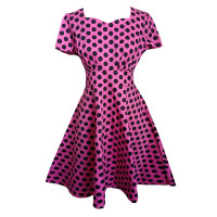 COOUFE Women's Cap Sleeve 1950s Retro Vintage Cocktail Swing Dresses with Pocket COOUFE Women's Cap Sleeve 1950s Retro Vintage Cocktail Swing Dresses with Pocket