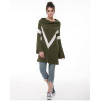 COOUFE Women's Turtleneck Oversized Sweaters Fall Long Hem Tunic Pullover Sweater Knit Tops COOUFE Women's Turtleneck Oversized Sweaters Fall Long Hem Tunic Pullover Sweater Knit Tops