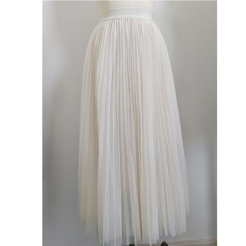 COOUFE Women's Long Beach Skirt Elastic Waistband Chiffon Maxi Skirts Maternity COOUFE Women's Long Beach Skirt Elastic Waistband Chiffon Maxi Skirts Maternity